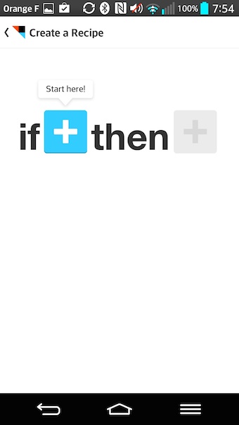 Création d'une recette