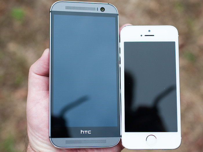 iPhone 5S et HTC One M8
