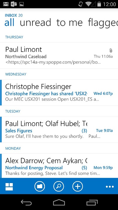 Microsoft Outlook pourrait prochainement arriver sur Android