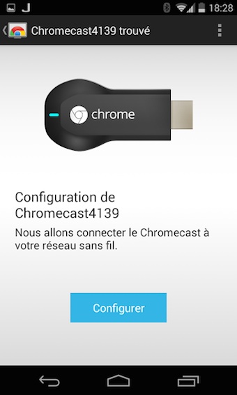 Guide d'installation du Chromecast