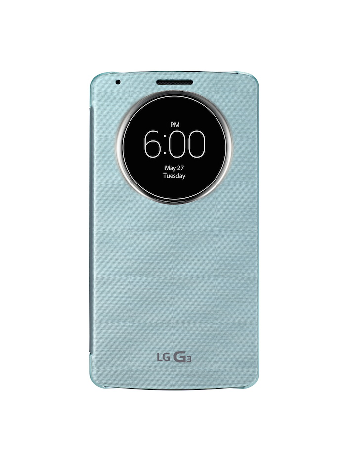 QuickCircle Case : l'étui de LG nous donne une vue sur le LG G3 58 LG G3 QuickCircle Case Aqua Mint