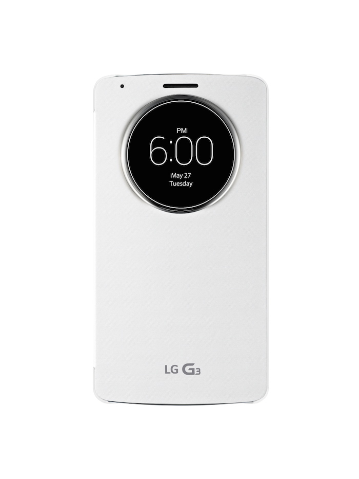 QuickCircle Case : l'étui de LG nous donne une vue sur le LG G3 57 LG G3 QuickCircle Case Silk White