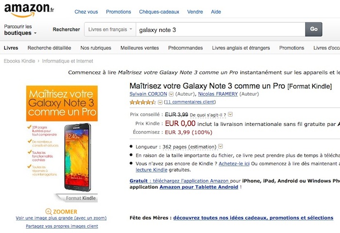 Le livre de référence sur le Galaxy Note 3 gratuit pendant 48 heures
