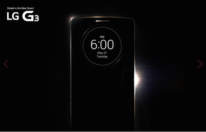 LG dévoile le LG-D855 sur une page de produit officielle