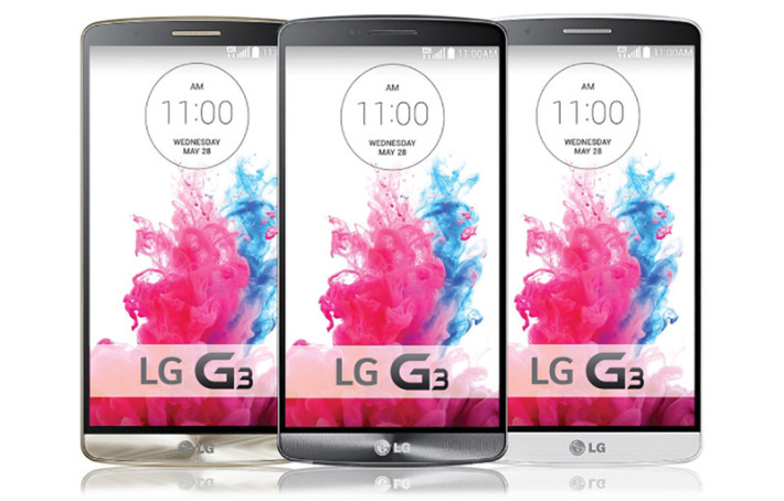 LG G3 : vue de face