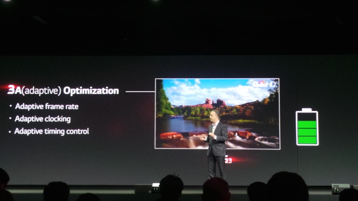 Malgré l'écran Quad HD la batterie est préservée