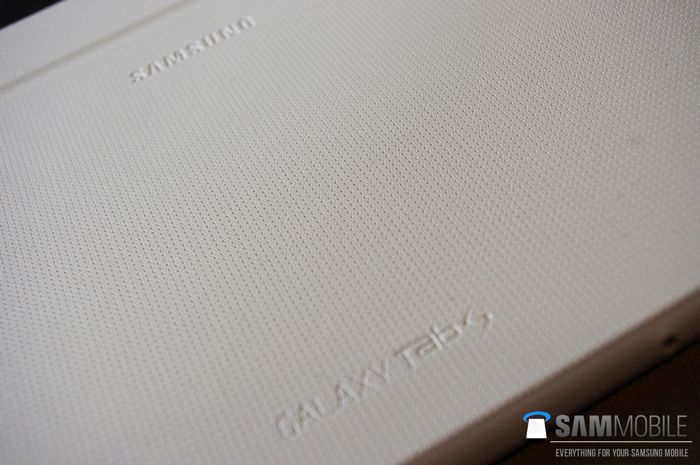 Galaxy Tab S : vue de dos