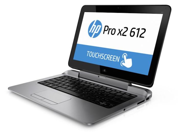 HP Pro x2 612 : vue de face