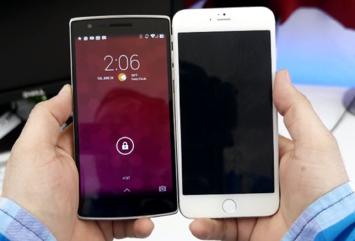 iPhone 6 : le modèle de 5.5 pouces comparé au OnePlus One et LG G3