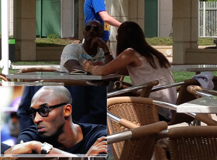 Kobe Bryant a été repéré sur le campus de Cupertino le mois dernier
