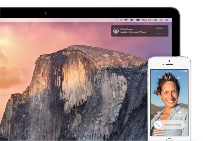 OS X Yosemite : Continuity