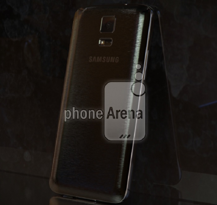 Samsung Galaxy F : vue de dos