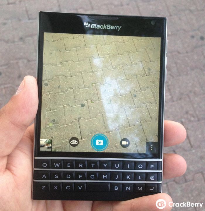 BlackBerry Passport : caméra