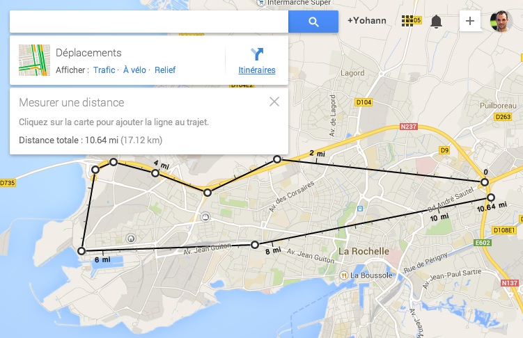 google maps offre un outil de calcul de distance a portee de main 1