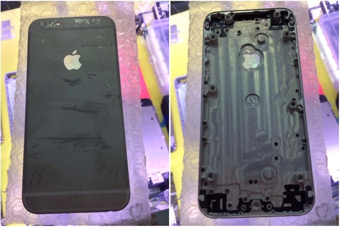 iPhone 6 : moule du châssis arrière en noir