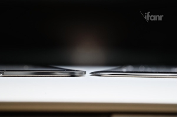 Épaisseur de l'écran de l'iPhone 6 et de l'iPhone 5S