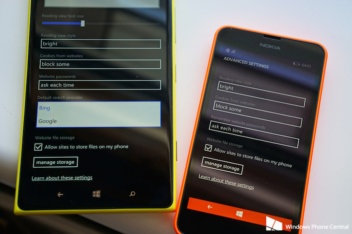 Microsoft supprime Google comme moteur de recherche sur les Lumia