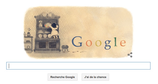 Comtesse de Ségur : un  doodle à son effigie