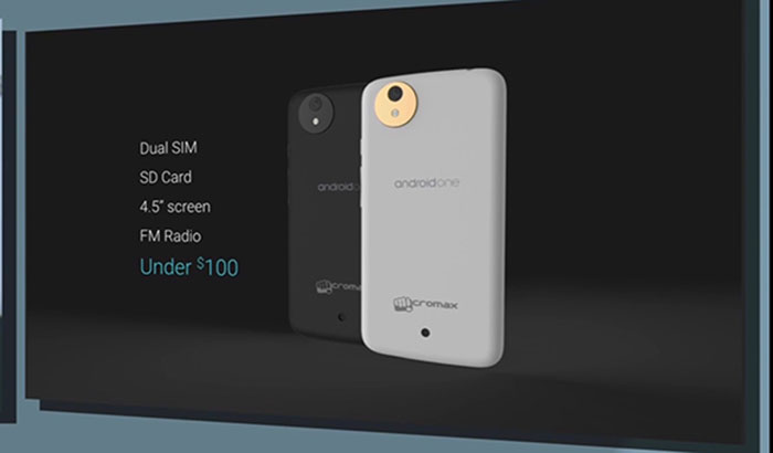 Smartphone Android One de Micromax