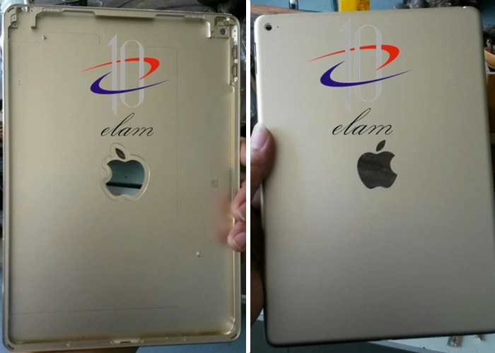 iPad Air 2 : vue de face/dos iPad Air 2 : vue de face/dos