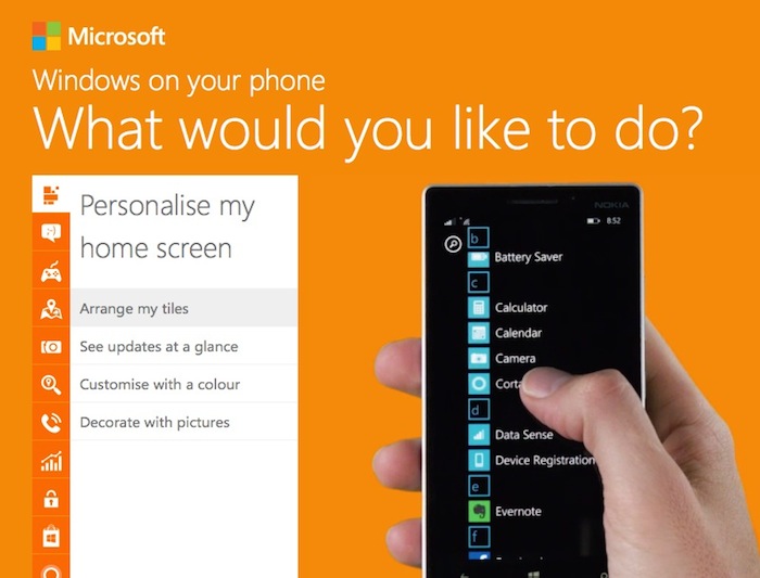 Microsoft lance un site Web interactif pour les débutants de Windows Phone 8.1