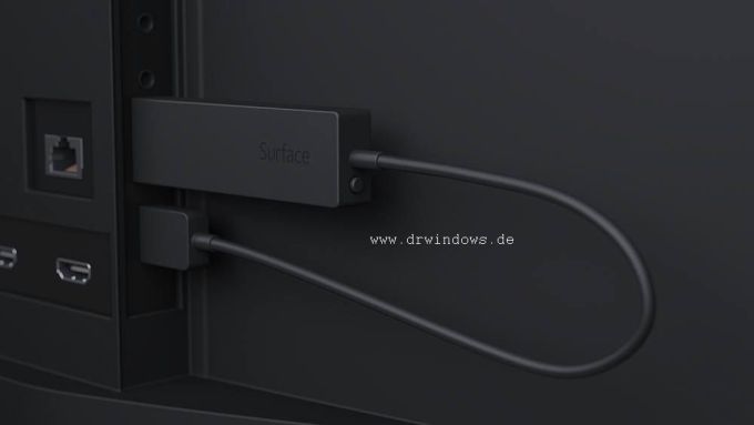 Microsoft Surface : un dongle pour un partage d'écran sans fil