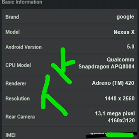Nexus X : les spécifications - 2