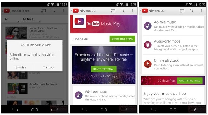 YouTube Music Key : le futur service de musique en streaming de Google