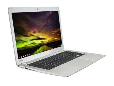 Toshiba Chromebook 2 CB30 B full product with wallpaper 02