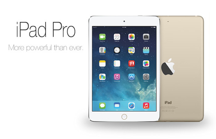 iPad Pro : un écran de 12,9 pouces avec une puce A8X