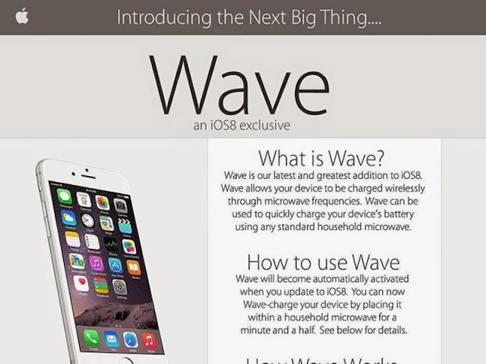 Vous voulez recharger votre iPhone 6 ? Mettez-le au micro-ondes !