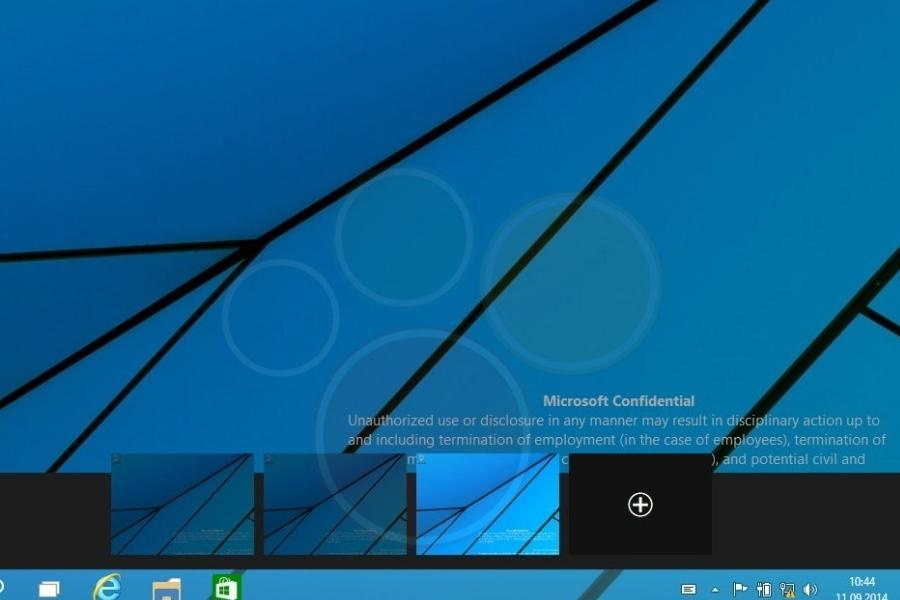 Windows 9 - multiples bureaux virtuels