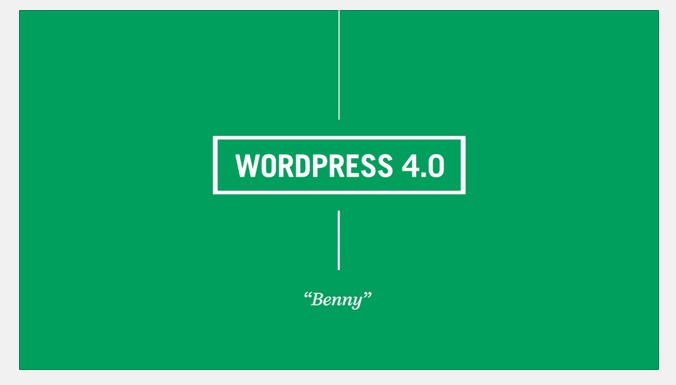 WordPress 4.0 'Benny'