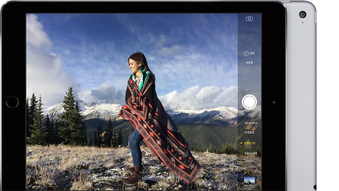 iPad Air 2 : capteur photo