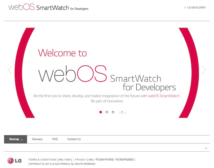 Une smartwatch LG sous webOS dans les tuyau