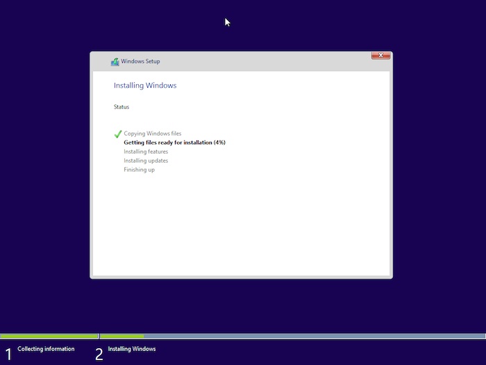Windows 10 Technical Preview : installation Windows 10 Technical Preview : installation