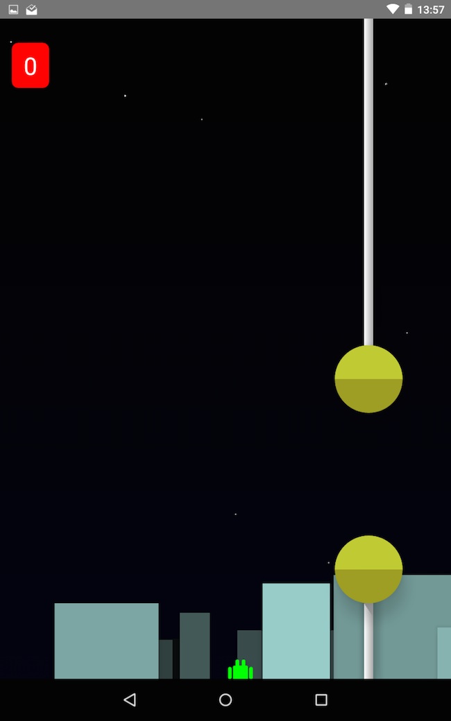 Android 5.0 Lollipop : jeu à la Flappy Bird