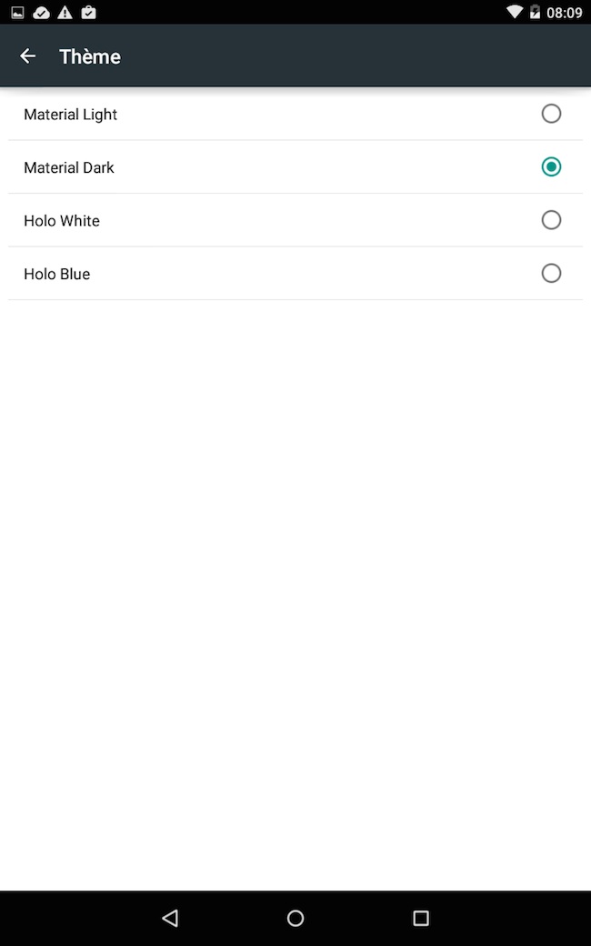 Android 5.0 Lollipop : choix du clavier à afficher