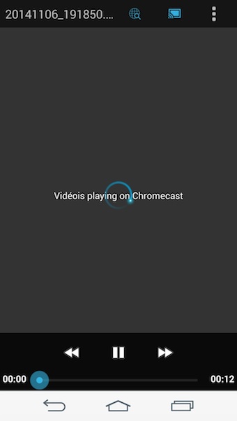 ES Chromecast plugin : streaming de la vidéo