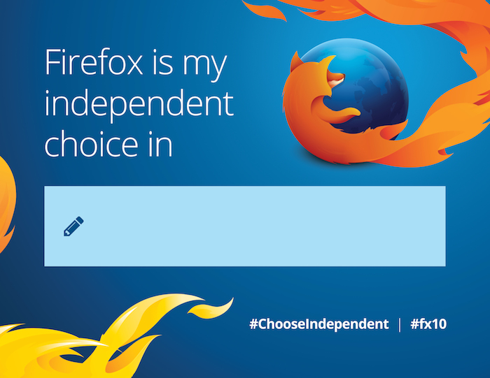 Firefox fête ses 10 ans avec pleins de nouveautés