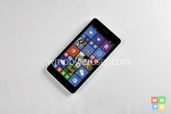 Lumia 535 : vue de dessus