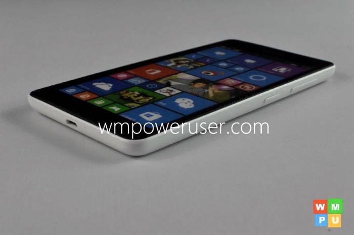 Lumia 535 : vue de côté