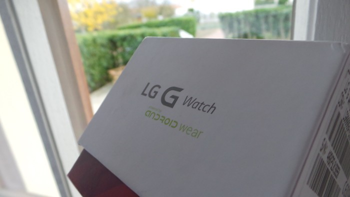 LG G Watch : boîte