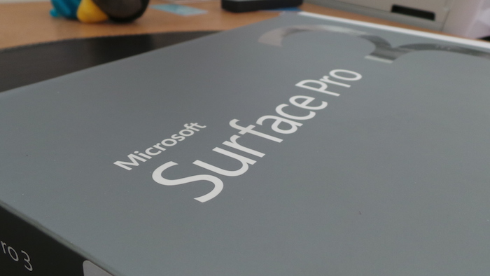 Surface Pro 3 : boîte de la Surface Pro 3