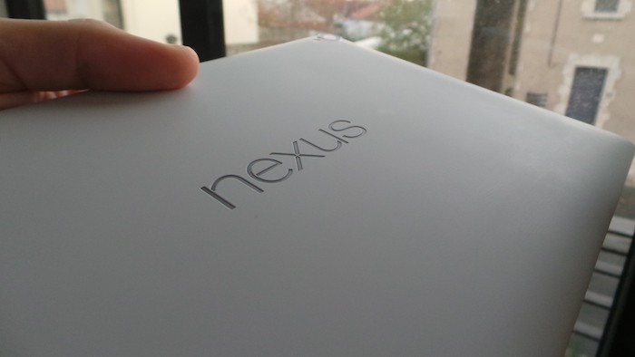 Nexus 9 : vue de dos