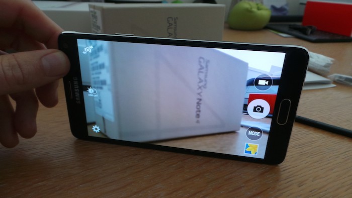 Galaxy Note 4 : capteur photo