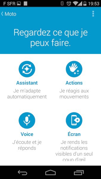 Moto X (2014) : Moto Assist