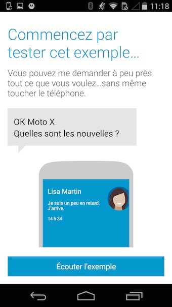Moto X (2014) : Moto Voice