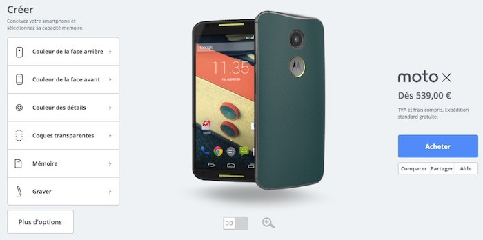 Moto X (2014) : Moto Maker