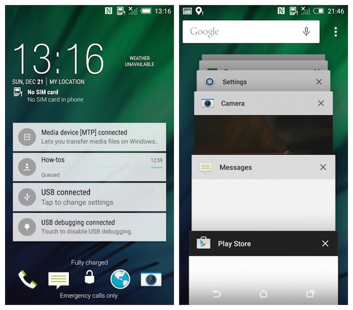 HTC One M8 : Android Lollipop